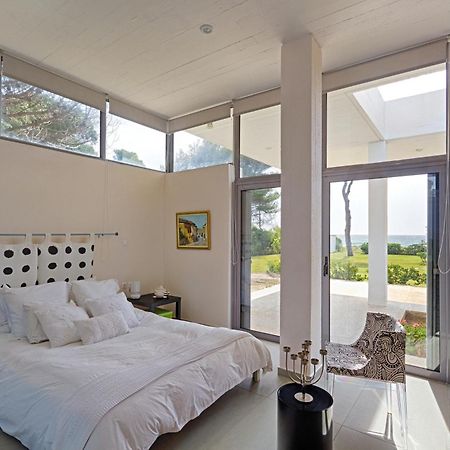 Beachfront Villa Hoopoe Schinias, Marathon Bagian luar foto