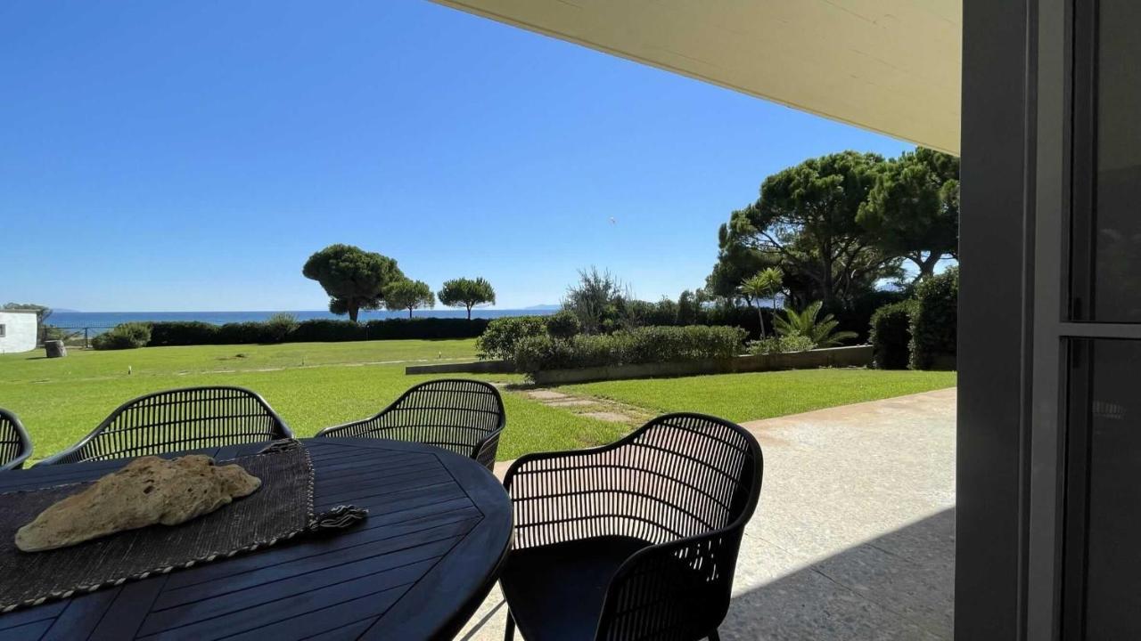 Beachfront Villa Hoopoe Schinias, Marathon Bagian luar foto